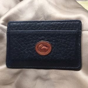 Business Credit Card Holder , Pebble Leather